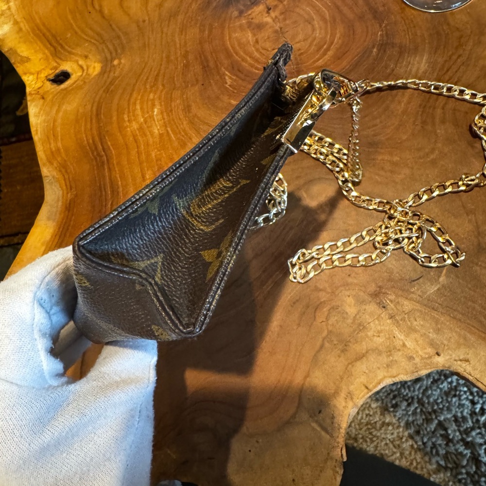 Louis Vuitton Monogram Poche Toilette 15 Cosmetics Pouch Purse/converted - Picture 7 of 15